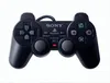 A black Playstation 2 Dual Shock controller is shown against a white background. Produktbild-Vorschau