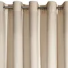 Vorhang RIA beige 140x250 cm  Ösen 10 Produktbild-Vorschau 6