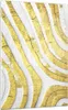 Bilder auf glas - Einteilig - Abstraktion Gold Weiß - Produktbild-Vorschau 1