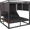 Aluminiowy leżak ogrodowy HWC-M63b, leżak typu daybed w Podgląd zdjęcia produktu 1
