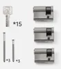 Zylinderschloss Profilzylinder gleichschließend 3x 40 mm Produktbild-Vorschau 1