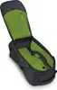 An open backpack with a green interior. Produktbild-Vorschau