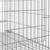 vidaXL Gabbia per conigli 78x54x54 cm Ferro zincato Anteprima dell’immagine prodotto 6