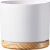 Blumentopf Soendgen Oslo Keramik Holz matt Ø 13 cm H 12 cm Produktbild-Vorschau 1