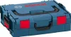 A blue Bosch L-BOXX tool case with red accents and a black handle is shown from a slightly elevated front-side angle against a white background. Podgląd zdjęcia produktu