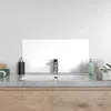 DEQORI Küchenrückwand Glas 80x40 cm 'Weiß' Spritzschutz Bad Produktbild-Vorschau 4
