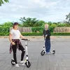 KOMFOTTEU Skládací koloběžka se 2 koly a brzdou, se 3 Náhled obrázku produktu 6