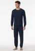 Schiesser Pyjama dunkelblau gestreift Produktbild-Vorschau 4