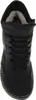 A top-down view of a black boot. Podgląd zdjęcia produktu