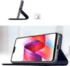 A phone case is shown in two configurations: standing up and lying flat with the phone screen visible. Produktbild-Vorschau