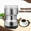 A coffee grinder is shown with coffee beans and a cup of coffee. The product is presented in a marketing style with text overlay. Produktbild-Vorschau