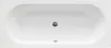 A top-down view of a white bathtub. Produktbild-Vorschau