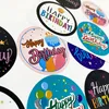 Oblique Unique Happy Birthday Geburtstag Sticker Jubiläum Produktbild-Vorschau 2