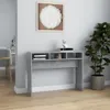 vidaXL Konzolový stolek Concrete Grey 105x30x80 cm Dřevěný Náhled obrázku produktu 3