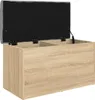 vidaXL Úložná lavica Sonoma dub 82 x 42 x 45 cm Materiál na Náhľad obrázku produktu 4
