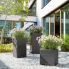 Fioriera LECHUZA CANTO Stone 40 High Nero grafite | Anteprima dell’immagine prodotto 34