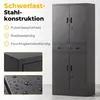 HOMCOM Metallschrank 180 cm, abschließbare Türen, Produktbild-Vorschau 4