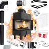 Kamineinsatz Kamineinsatz KRATKI FLOKI L Links 12kW Produktbild-Vorschau 1