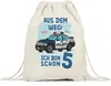 Aus Dem Weg Ich Bin Schon 5 Turnbeutel Gymsack Happy Produktbild-Vorschau 1