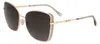 Jimmy Choo Sonnenbrille ALEXIS/S DDBHA 59 Damen Rosé Gold Produktbild-Vorschau 2