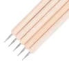 5-teiliger Stift zum Zeichnen und Basteln mit Holzgriff, Produktbild-Vorschau 2