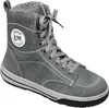 A single gray winter boot with laces is shown against a white background. Produktbild-Vorschau