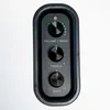 A close-up view of the control panel of a speaker, showing three knobs and indicator lights. Produktbild-Vorschau