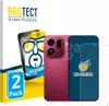 Product packaging for screen protectors, featuring a stylized illustration of a phone and the product itself. Produktbild-Vorschau