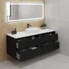 RODAN | Mobile Sotto Lavabo - Nero e Bianco - 120 cm - Con Anteprima dell’immagine prodotto 3