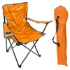2'er Set Anglersessel mit Getränkehalter und Tasche Orange Produktbild-Vorschau 2