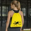 Huuraa Turnbeutel Oktopus Silhouette 12 Liter Yellow Produktbild-Vorschau 2