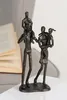 Gilde Skulptur, "Family", Familienmotiv, Eisen, braun, VE Anteprima dell’immagine prodotto 8