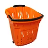 Carrello spesa Cestino con ruote 38L arancione Anteprima dell’immagine prodotto 2