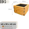 HolzGarden Fioriera in Legno Massello Impregnato con Anteprima dell’immagine prodotto 2