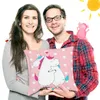 Mr. & Mrs. Panda Dekokissen Einhorn Mitteilung - Rot Produktbild-Vorschau 4