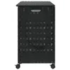 vidaXL Koš na prádlo s kolečky Black 66x35x60 cm Rattan Náhled obrázku produktu 5