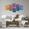 Bild auf Leinwand - Leinwandbild - 5 Teile - Blumenstrauß Produktbild-Vorschau 6
