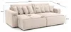 Kaiser Möbel Schlafsofa, Cordstoff Poso, Beige, PIANO Produktbild-Vorschau 6