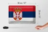 Blechschild Flagge Serbien 30x20cm Flag of Serbia Vintage Produktbild-Vorschau 5