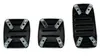 Simoni Racing Satz Pedale Joker Smile - Chrom + Anti-Rutsch Produktbild-Vorschau 2