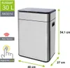 Helpmation Elegancki kosz bezdotykowy 30 L AK5514 Podgląd zdjęcia produktu 7