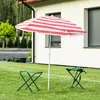 Sonnenschirm für den Garten Material TNT-Vlies / Stahl Produktbild-Vorschau 7