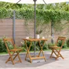 vidaXL Gartentisch Klappbar 70x70x75 cm Massivholz Akazie Produktbild-Vorschau 1