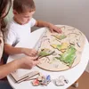 Vemkel Hölzerne Weltkarte für Kinder Produktbild-Vorschau 2