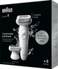 The image shows the packaging of a Braun Silk-épil 9 epilator, with the product prominently displayed. Náhľad obrázku produktu