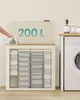 SONGMICS Koš na prádlo s víkem, sběrač prádla se 4 Náhled obrázku produktu 7