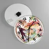 Wanduhr - Rund - Glasuhr - Liebe Palmen Ansicht Sommer - Produktbild-Vorschau 2