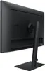 The back view of a black Samsung monitor on a white background. Produktbild-Vorschau