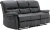 3+2+1-Sitzer Sofa und Sessel mit Relaxfunktion in schwarzem Produktbild-Vorschau 4