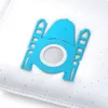 A close-up of a blue vacuum cleaner bag adapter on a white background. Produktbild-Vorschau